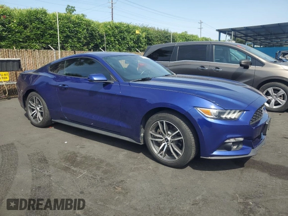 2016 Ford Mustang EcoBoost with VIN 1FA6P8THXG5243680, listed as a Copart auction lot 56953615 with 74,525 mi miles and Salvage title. Bid and sale history available at DreamBid. Image 4.