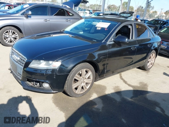 2010 Audi A4 2.0T Premium with VIN WAUAFAFL9AN031954, listed as a IAAI auction lot 41992496 with 144,723 mi miles. Bid and sale history available at carsss.com. Image 2.