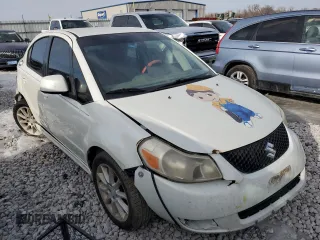 2009 Suzuki SX4 Sport FWD with VIN JS2YC414996204248, listed as a Copart auction lot 88124625 with Not Provided miles and Salvage Title. Bid and sale history available at DreamBid. Image 4.
