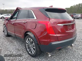 2017 Cadillac XT5 Premium Luxury AWD with VIN 1GYKNERS6HZ297417, listed as a IAAI auction lot 41600193 with 1 mi miles. Bid and sale history available at carsss.com. Image 3.
