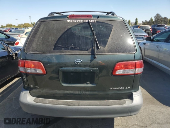 2003 Toyota Sienna LE with VIN 4T3ZF13C23U515454, listed as a Copart auction lot 72506484 with 130,208 mi miles and Salvage Title. Bid and sale history available at carsss.com. Image 6.