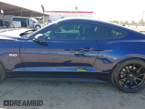 2018 Ford Mustang GT with VIN 1FA6P8CFXJ5166072, listed as a IAAI auction lot 42035790 with 46,806 mi miles and . Bid and sale history available at DreamBid. Image 14.