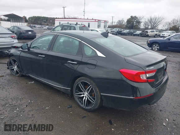 2022 Honda Accord Touring with VIN 1HGCV3F90NA007703, listed as a IAAI auction lot 41506563 with 35,714 mi miles and . Bid and sale history available at DreamBid. Image 3.