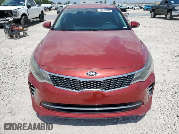 2016 Kia Optima SX Turbo with VIN 5XXGW4L27GG113955, listed as a Copart auction lot 60262045 with 162,632 mi miles and Clean title. Bid and sale history available at DreamBid. Image 5.