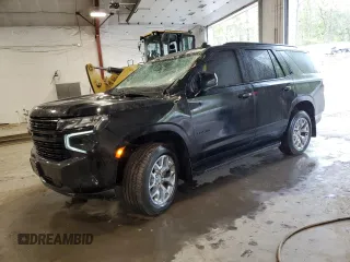 2023 Chevrolet Tahoe RST with VIN 1GNSKRKD3PR530466, listed as a Copart auction lot 55382115 with 12,442 mi miles and Salvage title. Bid and sale history available at DreamBid. Image 1.