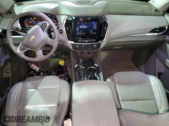 2021 Chevrolet Traverse Premier z VIN 1GNEVKKW9MJ174323, wystawiony jako Copart lot #45936545 z przebiegiem 54 049 mil mil oraz Nie do naprawy • Non repairable. Historia ofert i sprzedaży dostępna na DreamBid. Obrazek 8.