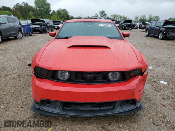 2010 Ford Mustang GT with VIN 1ZVBP8CH1A5141732, listed as a Copart auction lot 57885605 with 92,882 mi miles and Salvage title. Bid and sale history available at DreamBid. Image 5.