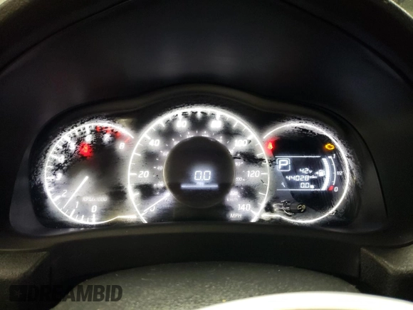 2016 Nissan Note S Plus with VIN 3N1CE2CP8GL392373, listed as a Copart auction lot 87381614 with 44,028 mi miles and Salvage Title. Bid and sale history available at DreamBid. Image 9.