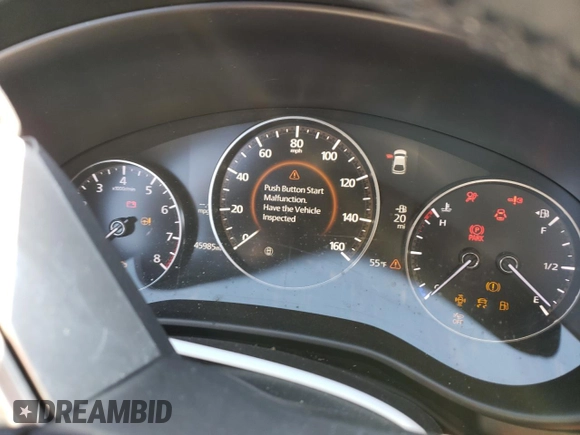 2023 Mazda 3 S Preferred with VIN JM1BPALM1P1610485, listed as a Copart auction lot 47195875 with 45,985 mi miles and Salvage Title. Bid and sale history available at DreamBid. Image 9.