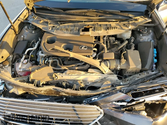 2022 Lexus ES 300h Luxury with VIN 58AEA1C19NU025089, listed as a Copart auction lot 80457754 with 28,552 mi miles and Salvage title. Bid and sale history available at DreamBid. Image 13.