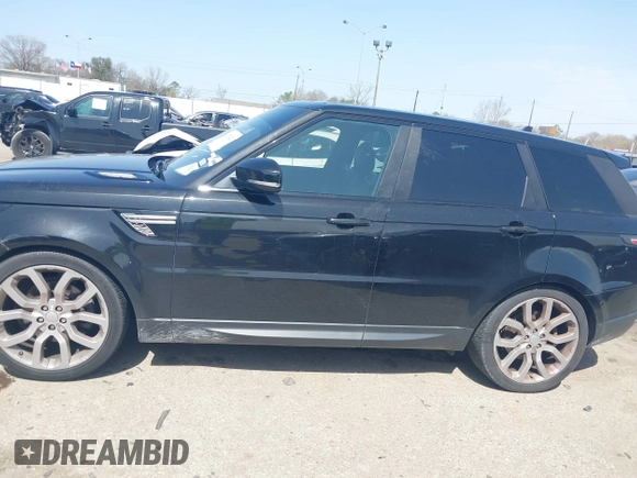 2016 Land Rover Range Rover Sport V6 HSE with VIN SALWR2PF0GA597847, listed as a IAAI auction lot 41727432 with 88,232 mi miles. Bid and sale history available at carsss.com. Image 13.
