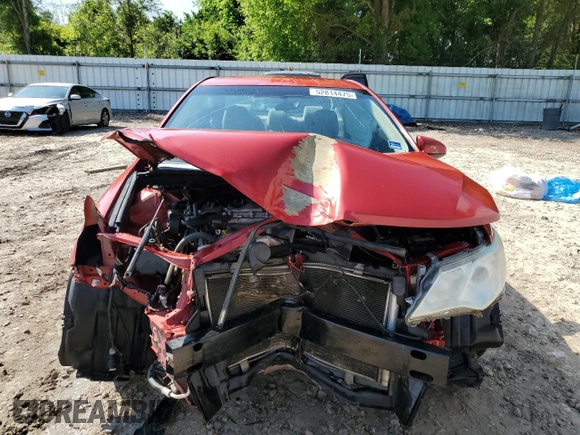 2012 Toyota Camry L with VIN 4T4BF1FK6CR181111, listed as a Copart auction lot 52814475 with 0 mi miles and Salvage Title. Bid and sale history available at carsss.com. Image 5.