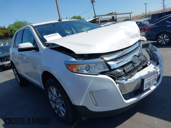 2014 Ford Edge Limited with VIN 2FMDK3KCXEBB30633, listed as a IAAI auction lot 41969150 with 168,758 mi miles. Bid and sale history available at carsss.com. Image 1.