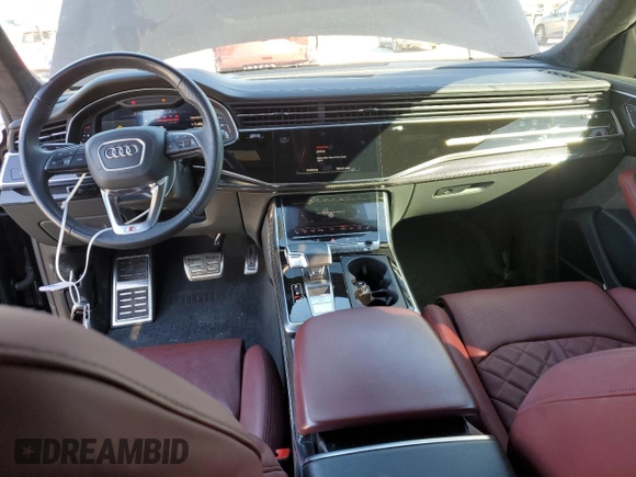 2021 Audi SQ8 Prestige z VIN WA1CWBF19MD017881, wystawiony jako Copart lot #72289762 z przebiegiem 33 906 mil mil oraz . Historia ofert i sprzedaży dostępna na DreamBid. Obrazek 8.