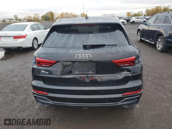 2019 Audi Q3 S line Prestige with VIN WA1FECF38K1079598, listed as a Copart auction lot 75451884 with 71,486 mi miles and Salvage Title. Bid and sale history available at carsss.com. Image 6.