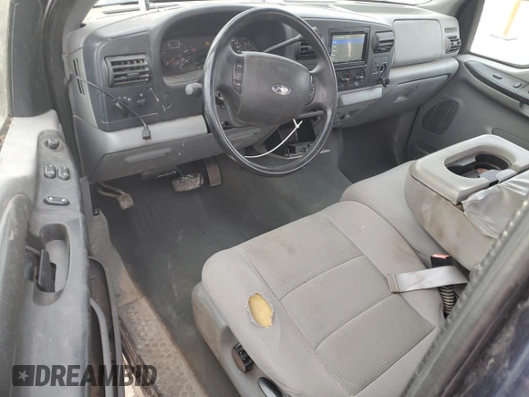 2007 Ford F-250 XL with VIN 1FTSX21P27EA04043, listed as a Copart auction lot 41401225 with 190,310 mi miles and Non Repairable. Bid and sale history available at DreamBid. Image 8.