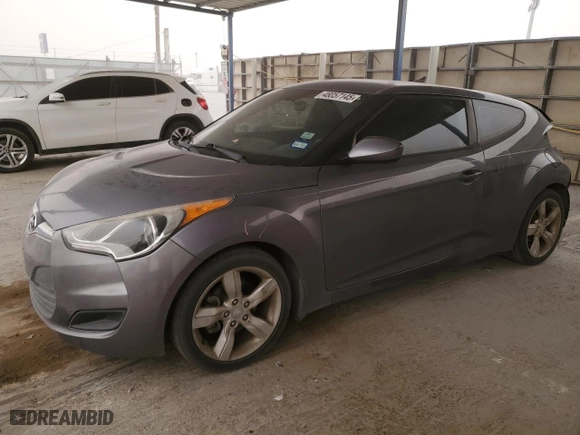 2015 Hyundai Veloster with VIN KMHTC6AD1FU245234, listed as a Copart auction lot 48057145 with 79,570 mi miles and Salvage Title. Bid and sale history available at carsss.com. Image 1.