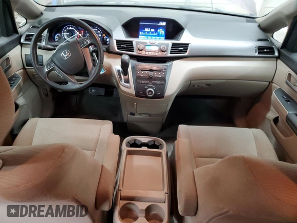 2013 Honda Odyssey LX with VIN 5FNRL5H28DB091849, listed as a Copart auction lot 53563635 with 156,817 mi miles and Salvage Title. Bid and sale history available at carsss.com. Image 8.