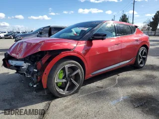 2023 Kia EV6 GT with VIN KNDC5DLEXP5127462, listed as a Copart auction lot 48747895 with 6,915 mi miles and Salvage Title. Bid and sale history available at carsss.com. Image 1.