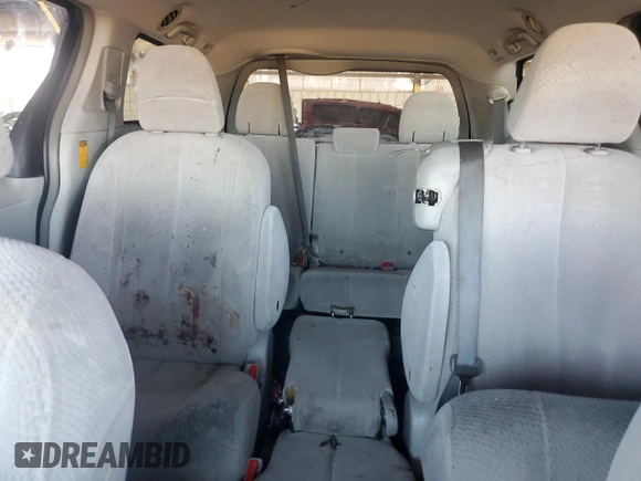 2014 Toyota Sienna LE AAS with VIN 5TDKK3DC3ES406304, listed as a Copart auction lot 54184135 with 164,658 mi miles and Salvage Title. Bid and sale history available at DreamBid. Image 10.