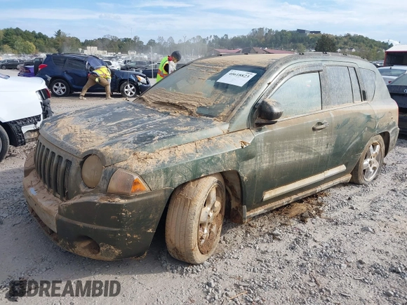 2007 Jeep Compass Limited with VIN 1J8FF57W17D236166, listed as a IAAI auction lot 40618823 with 1 mi miles. Bid and sale history available at carsss.com. Image 2.