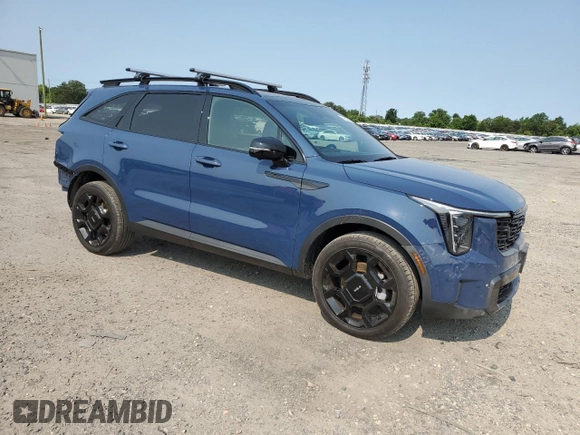 2024 Kia Sorento X-Line SX Prestige z VIN 5XYRKDJF2RG301291, wystawiony jako Copart lot #58552365 z przebiegiem 9 199 mil mil oraz Szkoda całkowita • Salvage title. Historia ofert i sprzedaży dostępna na DreamBid. Obrazek 4.