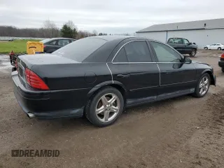2002 Lincoln LS w/Base Pkg with VIN 1LNHM87A92Y698418, listed as a Copart auction lot 82087104 with 191,469 mi miles and Salvage Title. Bid and sale history available at carsss.com. Image 3.