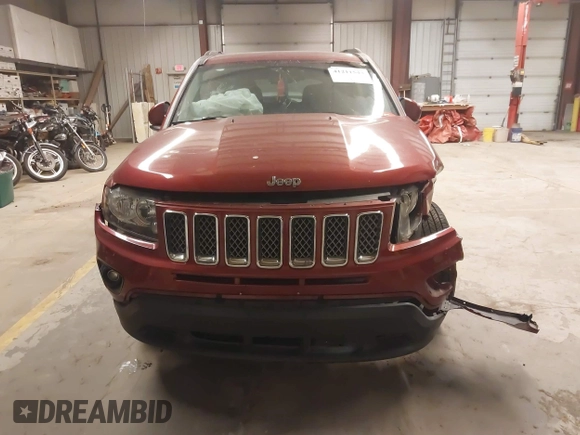 2017 Jeep Compass Latitude with VIN 1C4NJDEB5HD191178, listed as a IAAI auction lot 41211543 with 116,130 mi miles and . Bid and sale history available at DreamBid. Image 12.