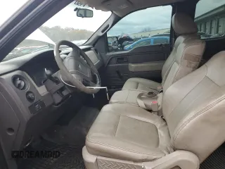 2010 Ford F-150 XL with VIN 1FTFX1CV6AKA84169, listed as a Copart auction lot 81760144 with 281,005 mi miles and Salvage Title. Bid and sale history available at carsss.com. Image 7.