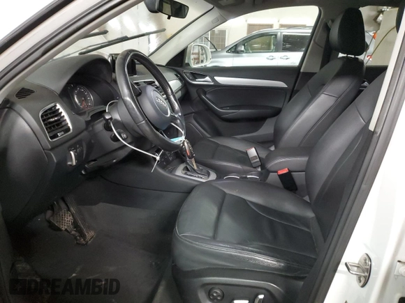 2017 Audi Q3 Premium with VIN WA1BCCFS2HR013957, listed as a Copart auction lot 43524655 with 118,418 mi miles and Salvage Title. Bid and sale history available at carsss.com. Image 7.