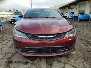 2016 Chrysler 200 S with VIN 1C3CCCBB8GN184965, listed as a Copart auction lot 46622255 with 39,643 mi miles and Salvage Title. Bid and sale history available at carsss.com. Image 5.