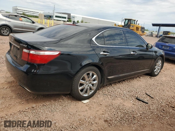 2007 Lexus LS 460 with VIN JTHBL46F475046445, listed as a Copart auction lot 64884705 with 209,036 mi miles and Clean title. Bid and sale history available at DreamBid. Image 3.