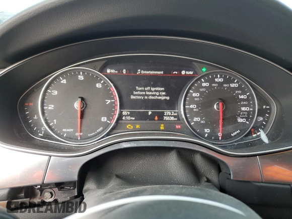 2016 Audi A7 3.0 Premium Plus with VIN WAUWGAFC7GN187793, listed as a Copart auction lot 42739954 with 75,536 mi miles. Bid and sale history available at carsss.com. Image 9.