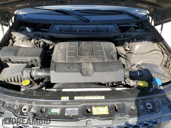 2011 Land Rover Range Rover HSE with VIN SALME1D41BA347400, listed as a Copart auction lot 48961415 with 123,814 mi miles and Clean title. Bid and sale history available at DreamBid. Image 12.