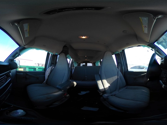 2019 Chevrolet Express Passenger LT with VIN 1GAZGPFG8K1212330, listed as a IAAI auction lot 41252884 with 61,605 mi miles. Bid and sale history available at carsss.com. Image 19.