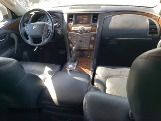 2018 Nissan Armada SV with VIN JN8AY2ND0J9059961, listed as a Copart auction lot 46755125 with 126,792 mi miles and Salvage Title. Bid and sale history available at carsss.com. Image 8.