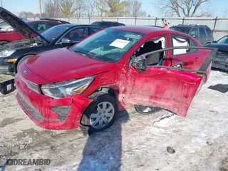2021 Kia Rio S with VIN 3KPA24AD9ME400207, listed as a IAAI auction lot 41325249 with 43568 miles. Bid and sale history available at carsss.com. Image 17.
