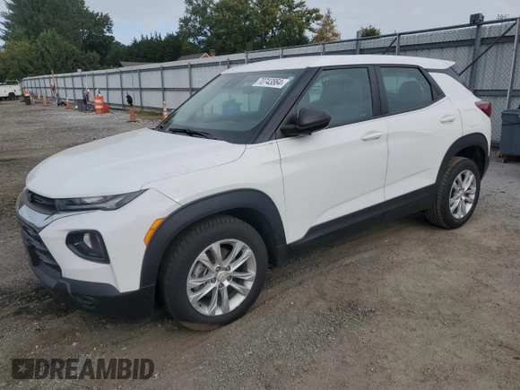 2021 Chevrolet TrailBlazer LS with VIN KL79MMS21MB024154, listed as a Copart auction lot 70743864 with 73,125 mi miles and Salvage Title. Bid and sale history available at DreamBid. Image 1.
