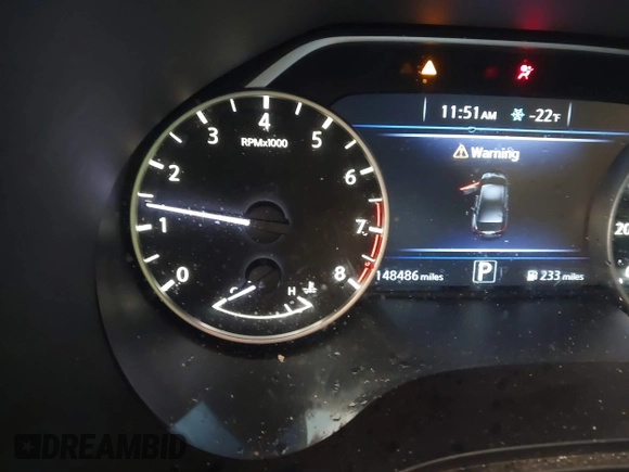 2017 Nissan Maxima SV with VIN 1N4AA6AP1HC364959, listed as a IAAI auction lot 41364246 with 148,486 mi miles and . Bid and sale history available at DreamBid. Image 15.