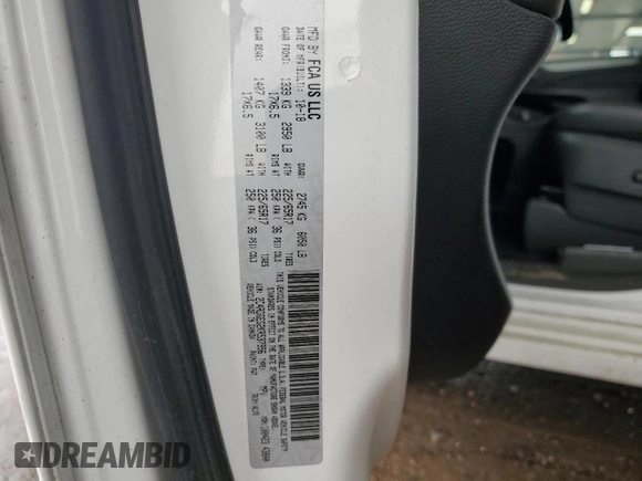 2019 Dodge Grand Caravan GT with VIN 2C4RDGEG2KR537956, listed as a Copart auction lot 50239345 with 98,138 mi miles and Clean Title. Bid and sale history available at DreamBid. Image 13.