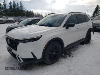 2023 Honda CR-V Sport Touring with VIN 2HKRS6H91PH203337, listed as a Copart auction lot 43698705 with 27,053 mi miles and Salvage Title. Bid and sale history available at DreamBid. Image 1.