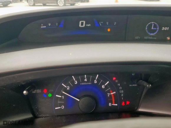 2013 Honda Civic Sdn LX with VIN 19XFB2F58DE211205, listed as a Copart auction lot 51547905 with 187,760 mi miles and Salvage Title. Bid and sale history available at carsss.com. Image 9.