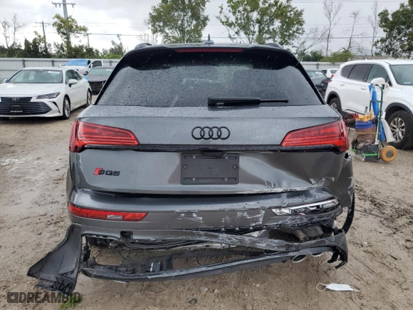 2022 Audi SQ5 Premium Plus with VIN WA1B4AFY1N2026919, listed as a Copart auction lot 73331814 with 37,014 mi miles and Non Repairable. Bid and sale history available at carsss.com. Image 6.