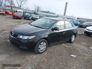 2010 Kia Forte EX with VIN KNAFU4A2XA5235710, listed as a IAAI auction lot 41617246 with 104,587 mi miles. Bid and sale history available at carsss.com. Image 17.