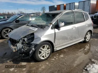 2008 Honda Fit Sport z VIN JHMGD38658S064210, wystawiony jako Copart lot #88948845 z przebiegiem Nie podano mil oraz Szkoda całkowita • Salvage title. Historia ofert i sprzedaży dostępna na DreamBid. Obrazek 1.