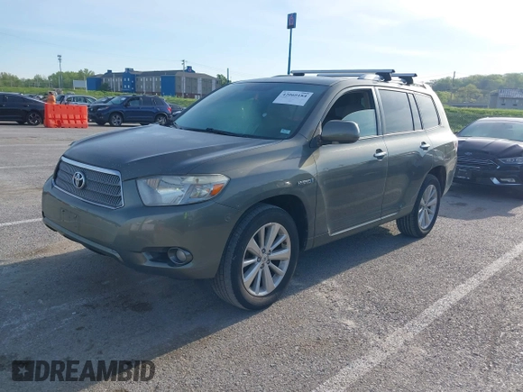 2009 Toyota Highlander Hybrid Limited with VIN JTEEW44A792032987, listed as a IAAI auction lot 42060184 with 258,761 mi miles. Bid and sale history available at carsss.com. Image 17.
