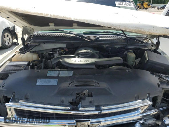 2002 Chevrolet Tahoe LT with VIN 1GNEC13Z92J335338, listed as a Copart auction lot 56715805 with 332,986 mi miles and Salvage title. Bid and sale history available at DreamBid. Image 12.