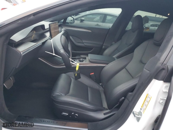 2022 Tesla Model S with VIN 5YJSA1E59NF475817, listed as a Copart auction lot 86657154 with 26,503 mi miles and Salvage Title. Bid and sale history available at carsss.com. Image 7.