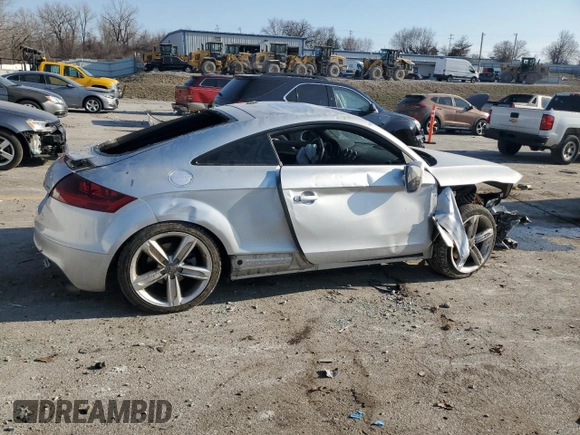 2014 Audi TT 2.0T with VIN TRUBFAFK2E1005455, listed as a Copart auction lot 48588615 with 0 mi miles and Salvage Title. Bid and sale history available at carsss.com. Image 3.
