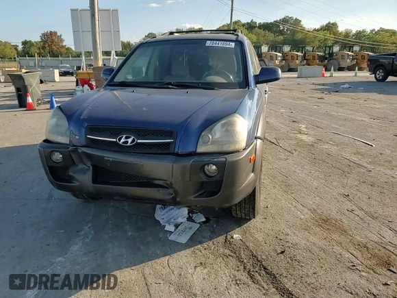 2006 Hyundai Tucson GLS with VIN KM8JN12D66U413789, listed as a Copart auction lot 70441894 with 194,126 mi miles and Salvage Title. Bid and sale history available at carsss.com. Image 10.